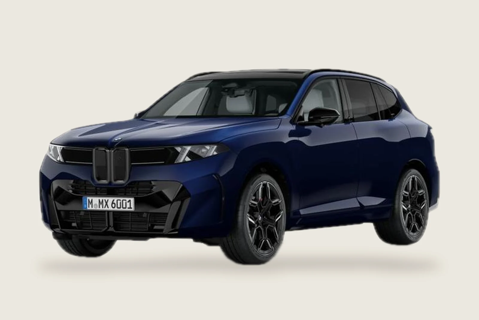 Black BMW X5 seen from the side