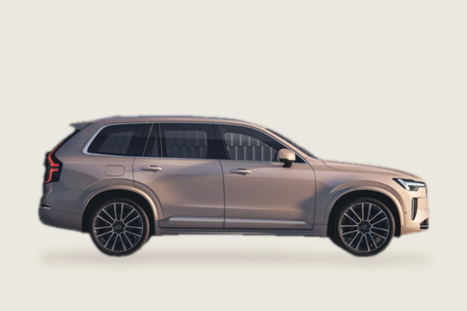 Volvo XC90 seen from the side